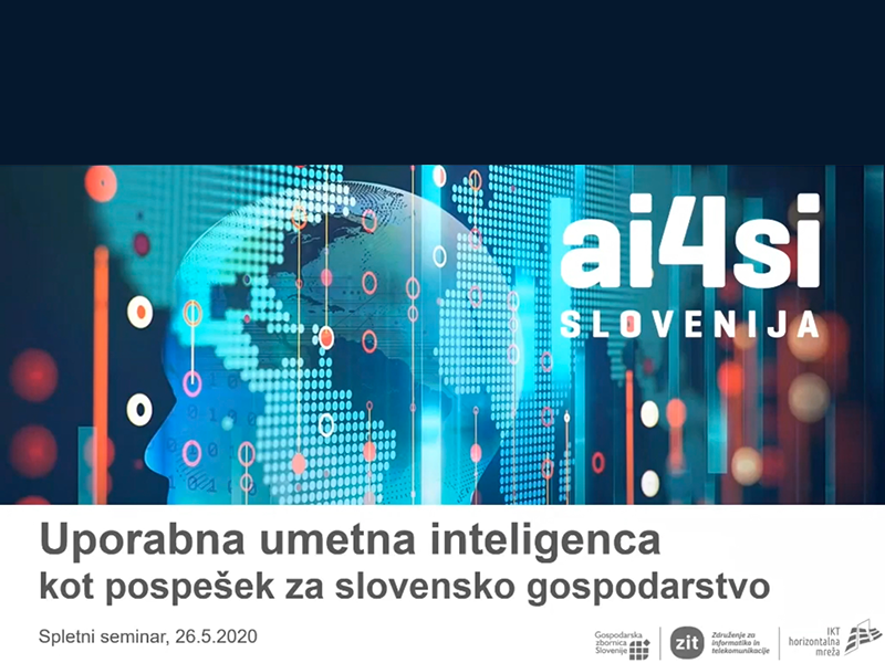 e-Seminar : Uporabna umetna inteligenca kot pospešek za slovensko gospodarstvo